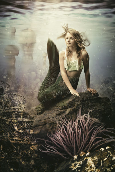 Photograph Vicki Lea Boulter The Devonshire Mermaid on One Eyeland